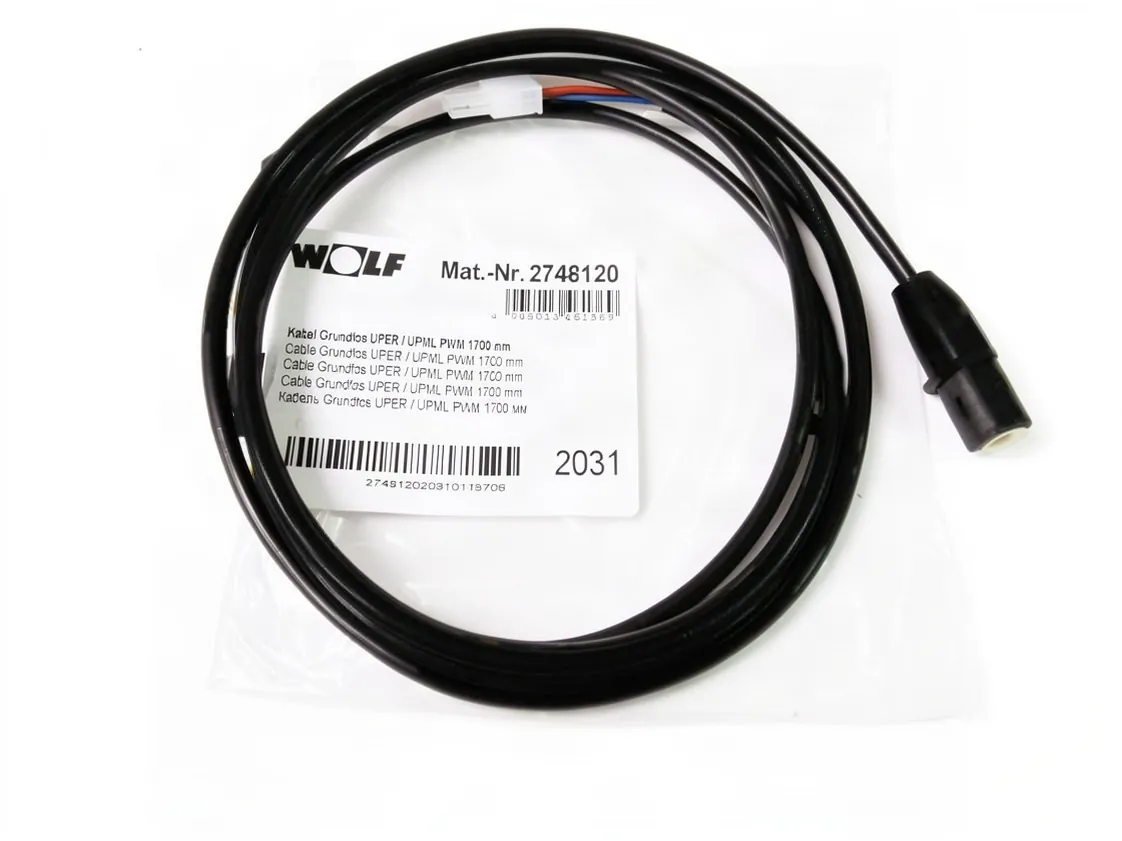 Kabel Wolf CGB 75/100 Pumpe (Grundfos uper / UPML PWM 1700 mm), Teilenummer 2748120