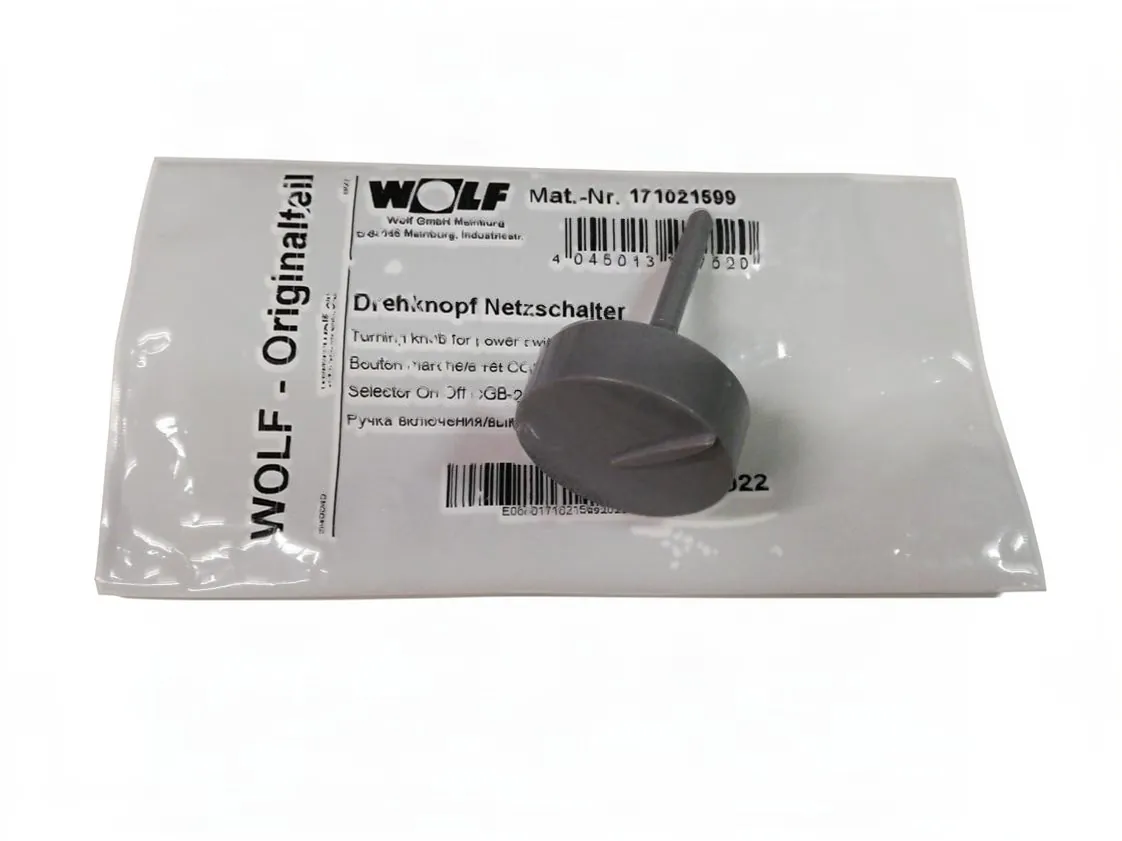 Seletor Wolf CGU - CGB - MGK - CGG2 on-off, referência 1710215