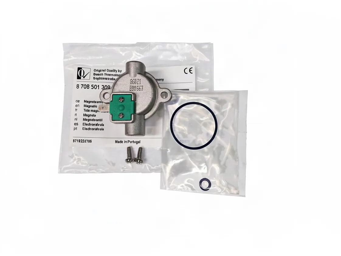 Elettrovalvola gas Junkers Verde con pilota W135-9KV1, codice ricambio 87085013090