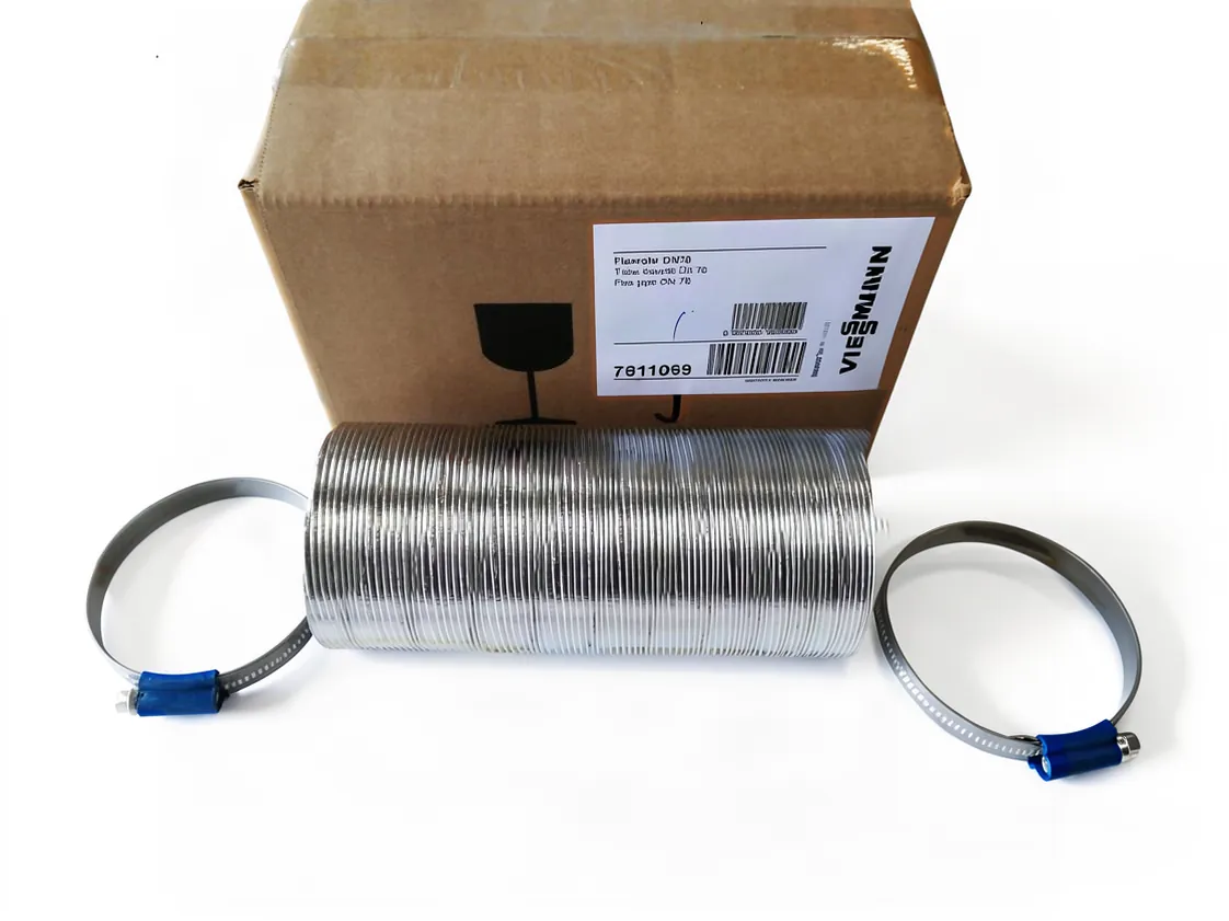 Tubo Viessmann salida gases flexible, referencia 7811069
