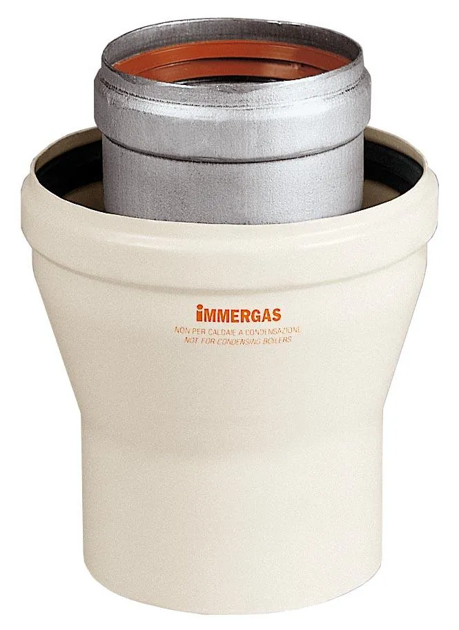 Ampliación 060/100 a 80/110 aluminio Immergas, referencia 3.010957
