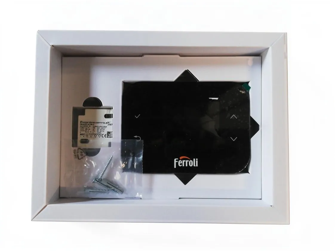 Air-source heat pump thermostat Ferroli Omnia ST Wifi, part number 013069XA