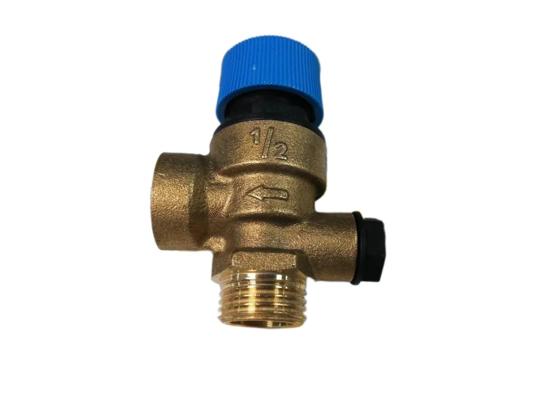 Válvula seguridad 07Bar 1/2M-1/2H con toma 1/4 (compatible con 60084218), referencia 20161