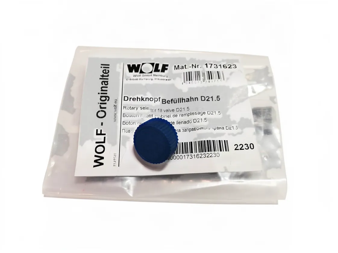 Mando llave llenado Wolf FGB K 25/38, referencia 1731623