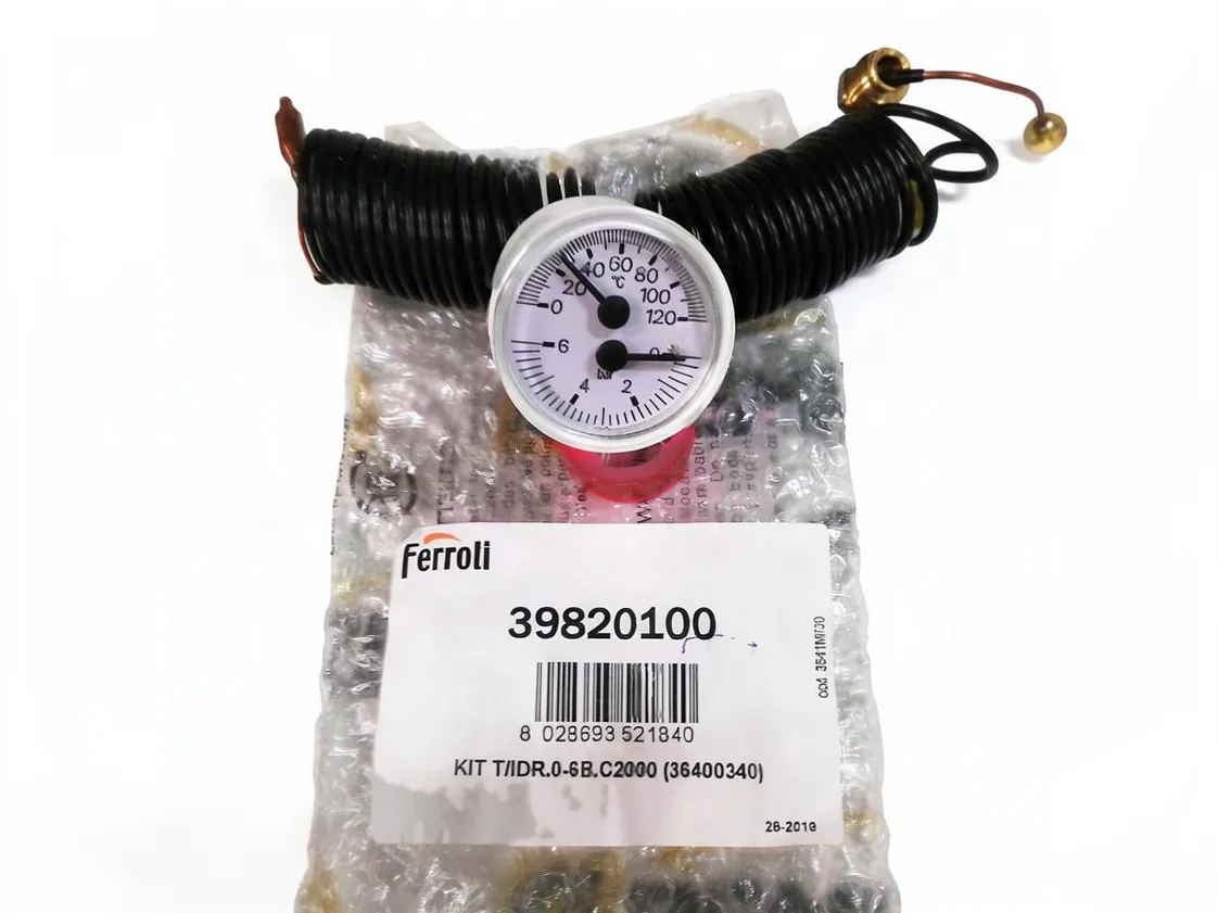 Termomanómetro Ferroli GNK 130 Ø40, referência I39820100