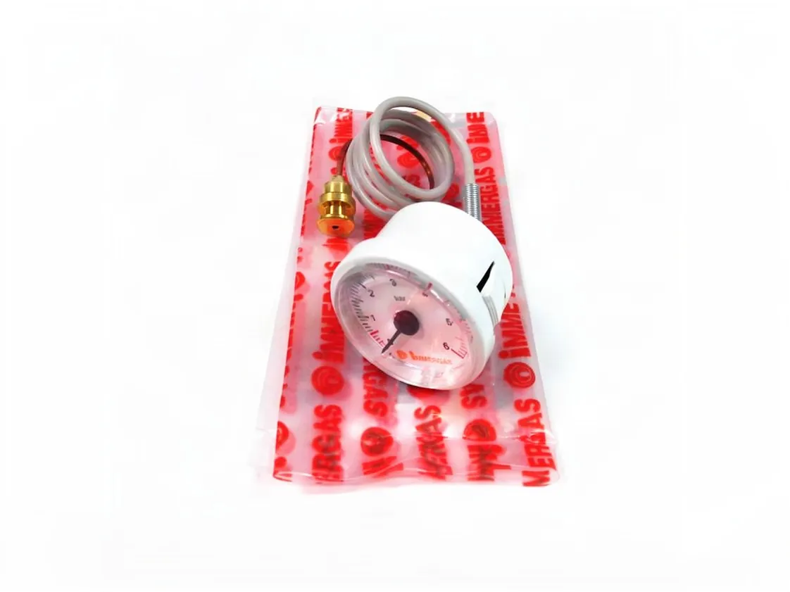 Pressure gauge Immergas Maior@ - Zeus Maior @ - Maior kW - ECO kW (Ø36-0/6b-1000mm), part number 1.022734