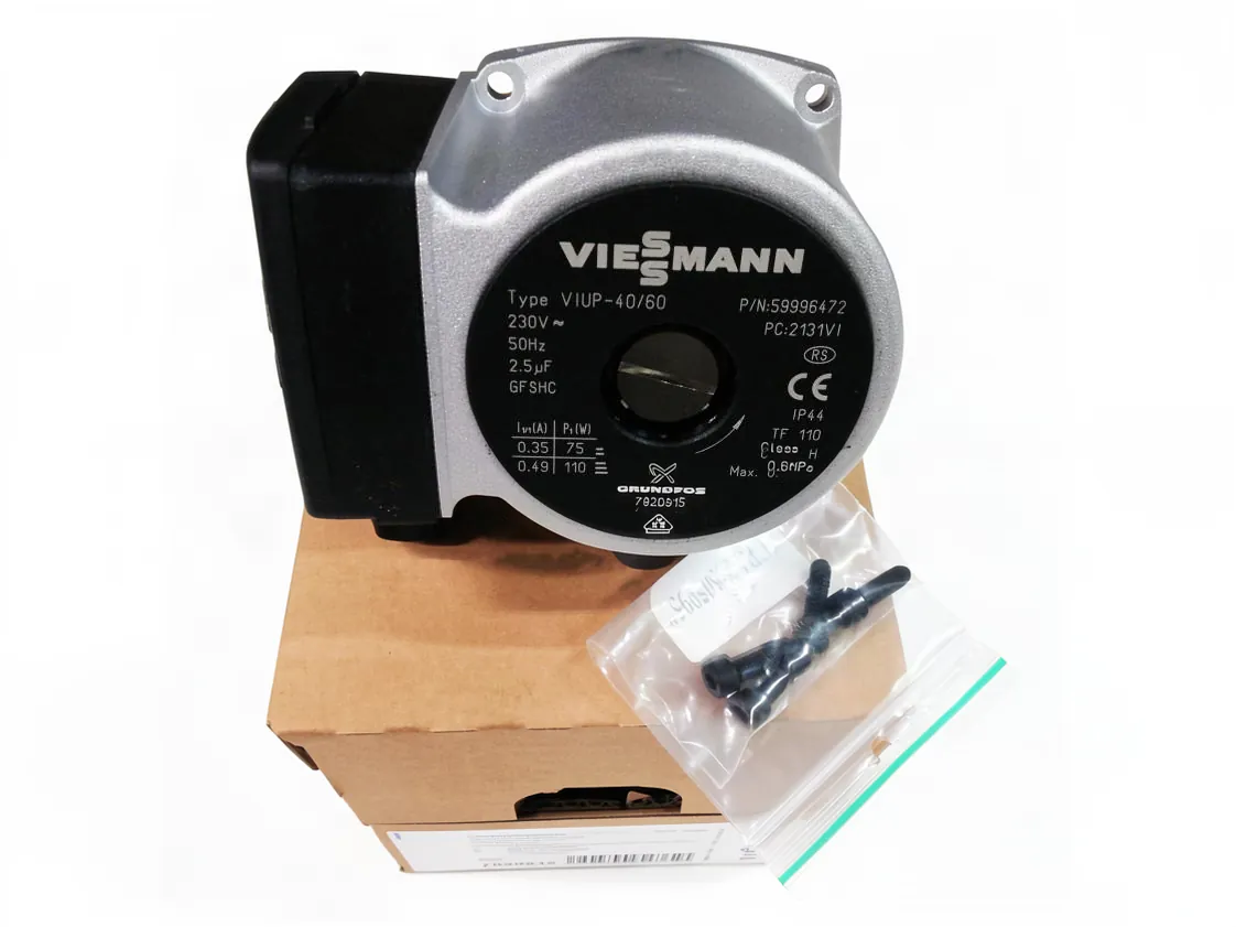 Motor bomba agua Viessmann UP40/60, referencia 7820915