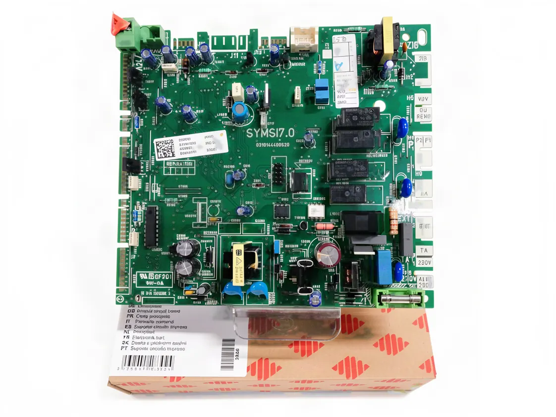 Placa electrónica Saunier Duval Themaclassic F/C 24/25 - Thematek F24E - Themafast - Isofast F30/35 E-mod - Isofast C28 EA principal (SD10265), referencia S1047000