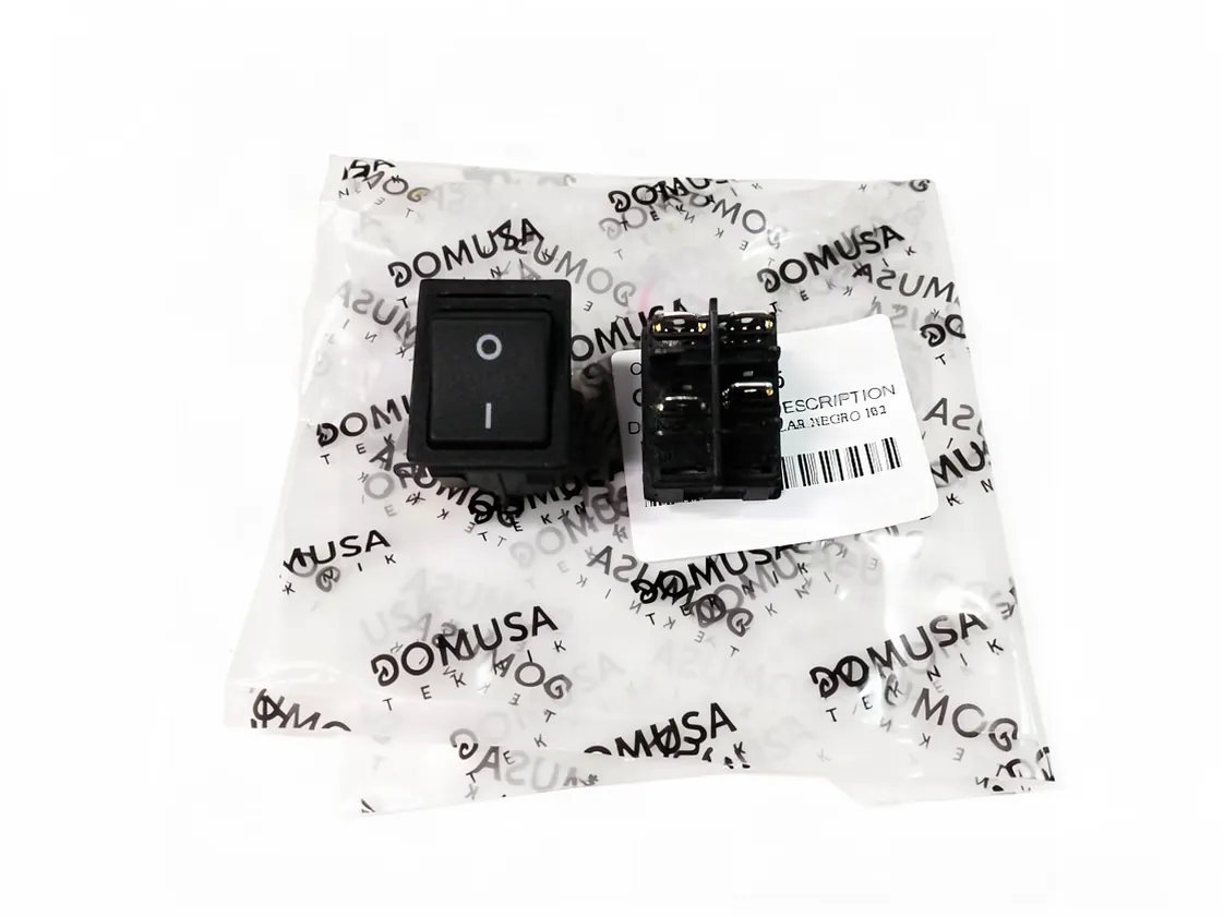 Domusa zweipoliger schwarzer DS matic (Med.22x30mm) Schalter Elektroheizstab, Teilenummer CELC000025