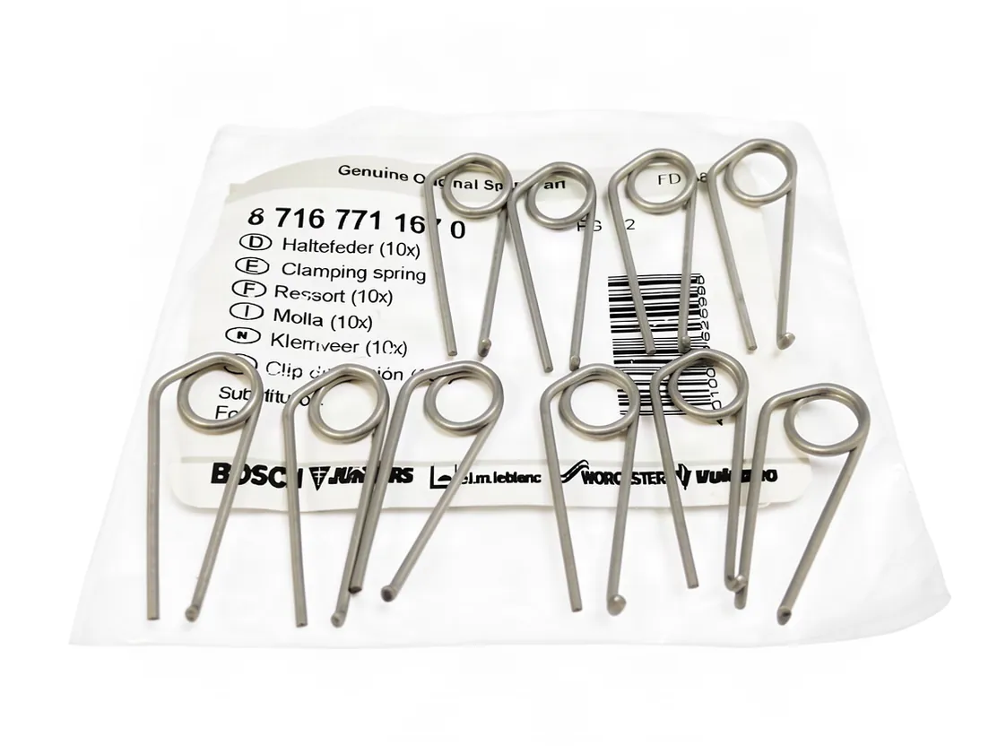 Junkers Cerapur ZWB fixing Clip of 10mm (kit 10uds), part number 87167711670