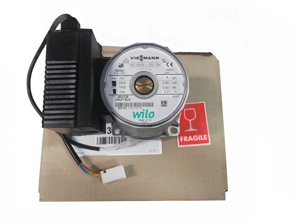 Water pump motor Viessmann Vitodens 200 WB2, part number 7837521