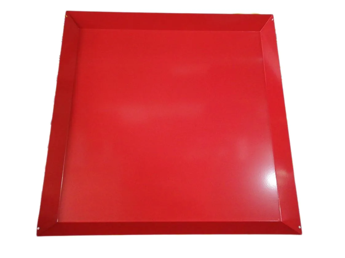 Heating oil burner retention tray size 500x500x55mm, part number RK-030847