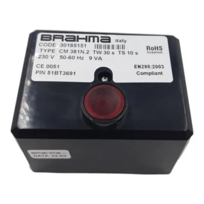 Regelautomaat Brahma Type CM381N.2 TW30s. TS10s, onderdeelnummer 30185151