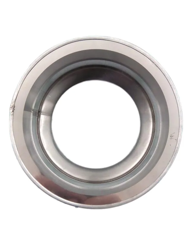 Boiler adapter pipe 125 to 150 boiler. Twin wall Inox.316 / Aluminium, part number 276038
