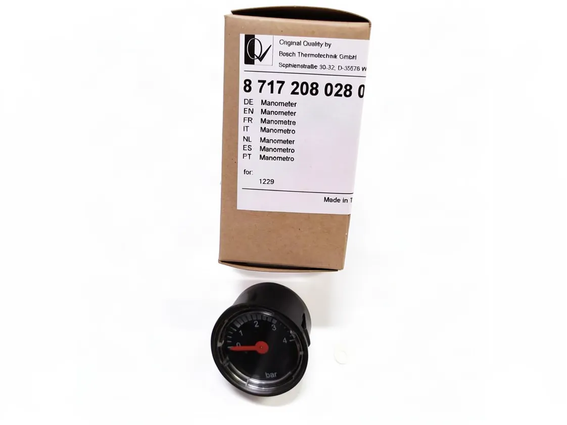 Manómetro Junkers ZW20-1AME Novastar, referencia 87172080280