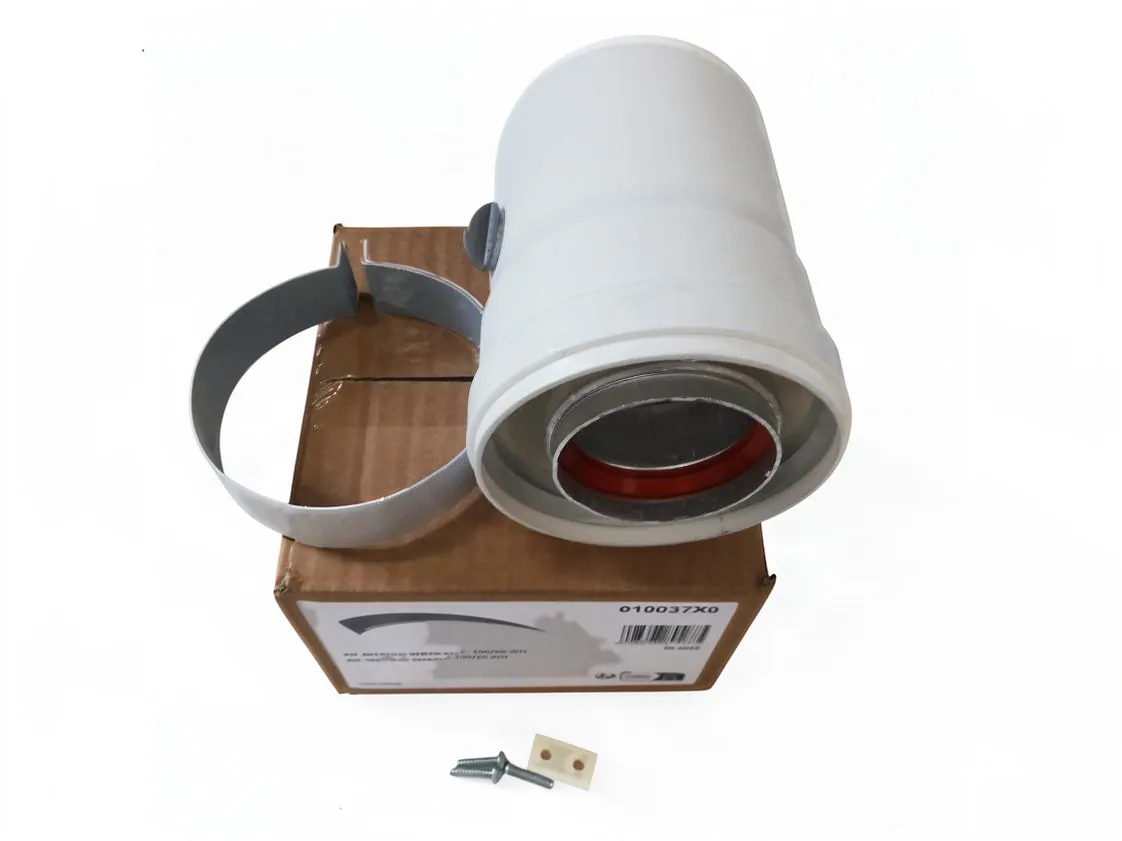 Raised outlet Ferroli 60/100 sealed gas water heater ceti vertical, part number V010037X0