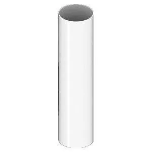 Tubo SPC 130x1000mm. Aluminio Blanco, referencia OG-022635