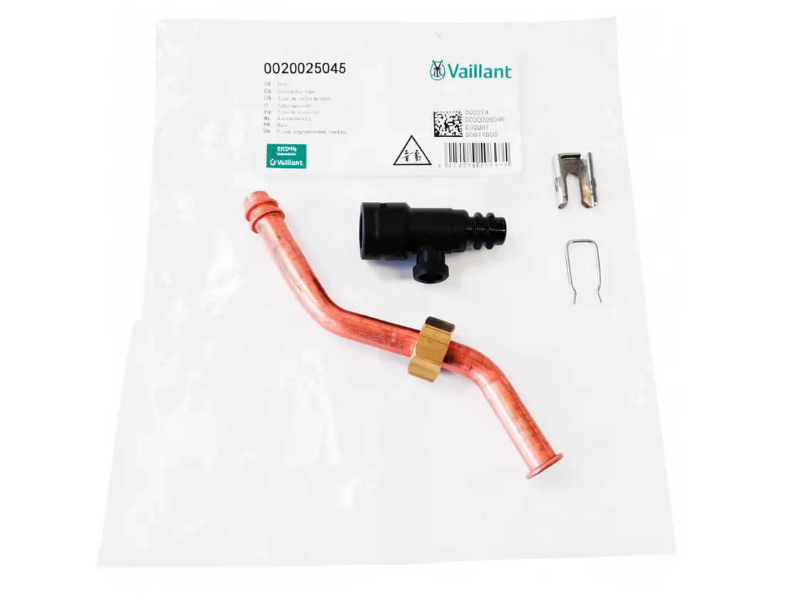 Tubo Vaillant VMW attacco vaso espansione, codice ricambio 0020025045