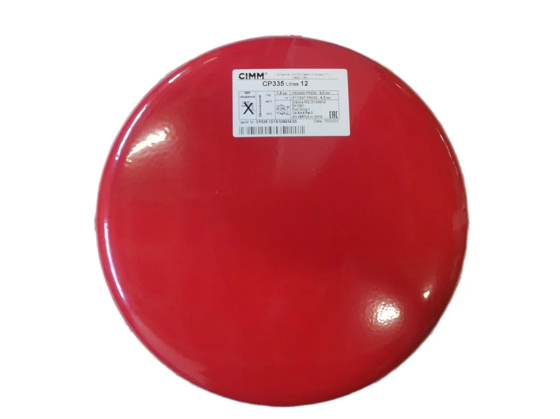 Expansion vessel Domusa Sirena 12 Liters 3/4 Med.325x160mm.Posicion 0º.FD2001 TF, part number CFOV000043-C