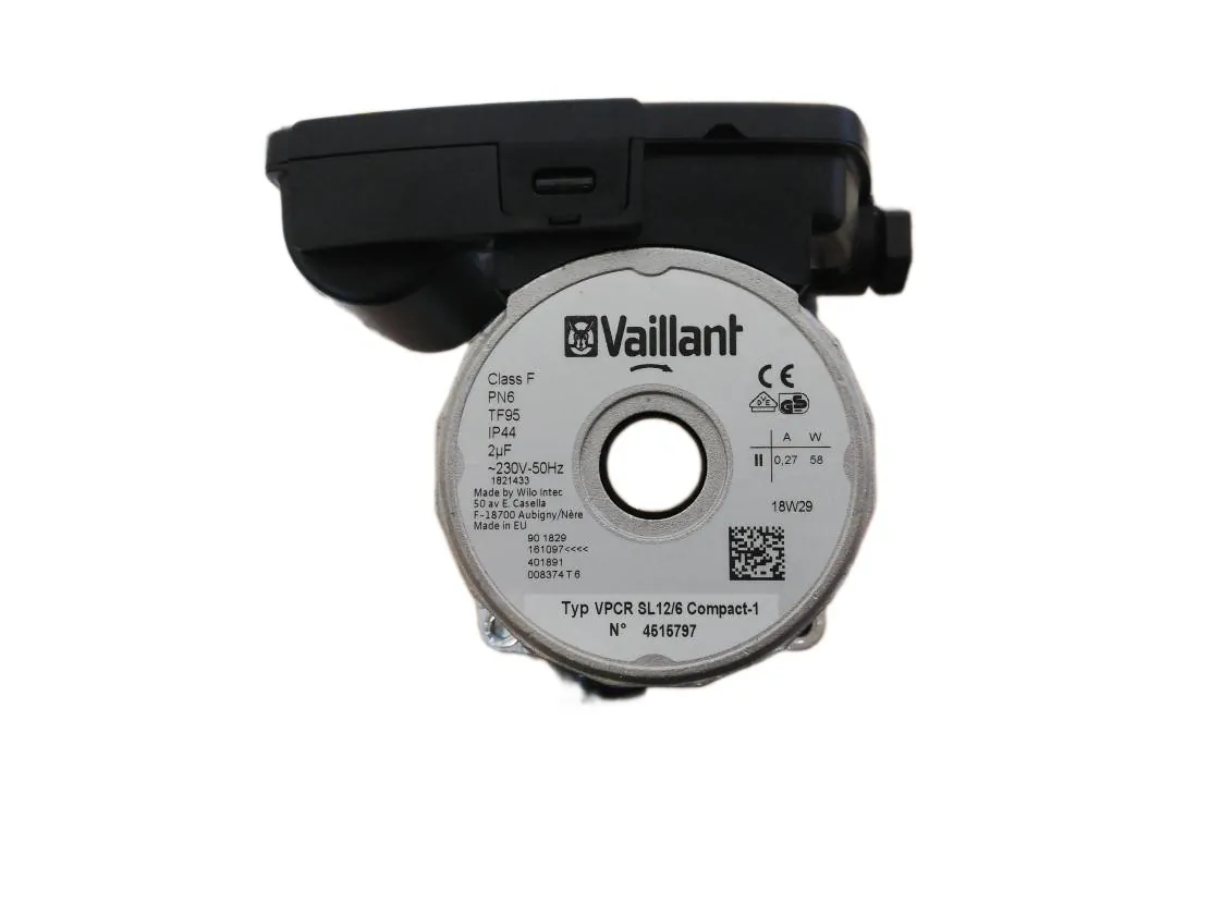 Bomba agua Vaillant VC180 - VC182 (3/4" 130mm), referencia 161106