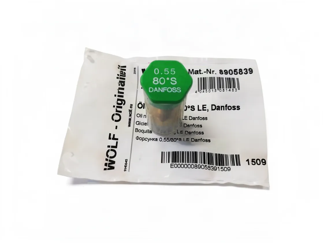 Injecteur fioul 055 80ºS LE Wolf Cob 29, référence 8905839