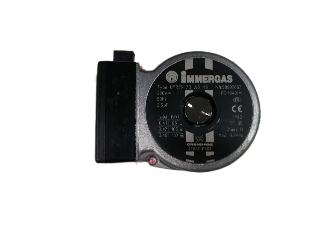 Moteur de pompe à eau Immergas Victrix 32 kW - Victrix Zeus Superior (UPR15-70-AO. Turbine 73mm), référence 1.025161