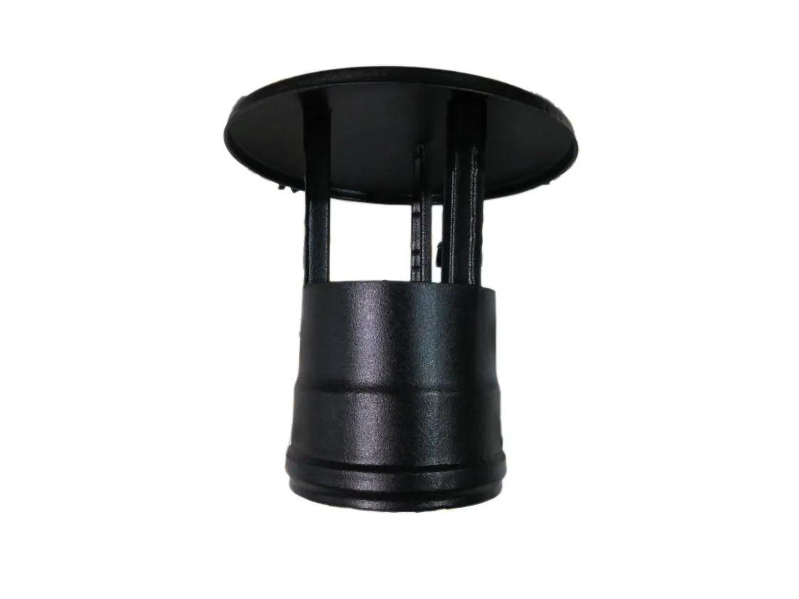 Baffle 100H Vertical. Enamelled Black (practic), part number 090023