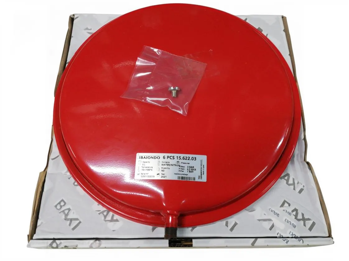 Vase d'expansion Baxi Roca Sara - Neobit 24/24F (6L-3/8-390x60mm), référence 122156220