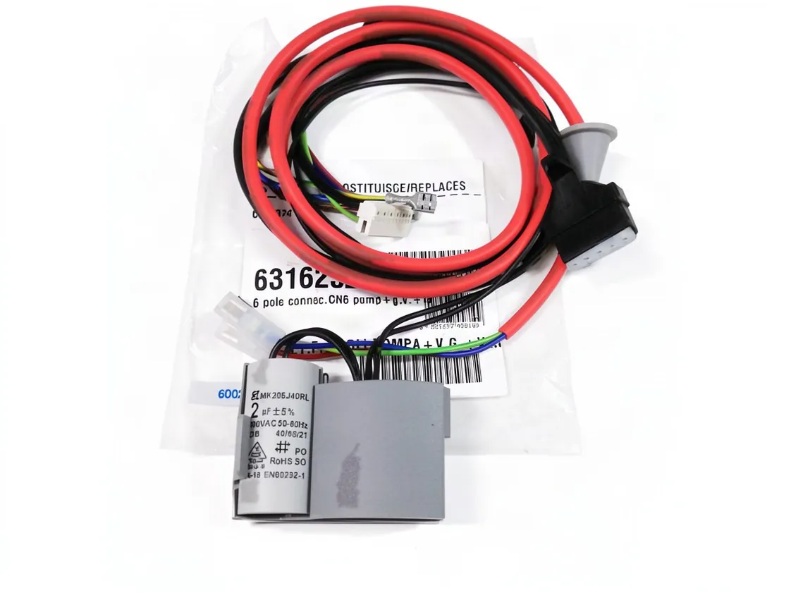 Capacitor 002.0uF Sime Brava LN water pump connector, part number 6316252