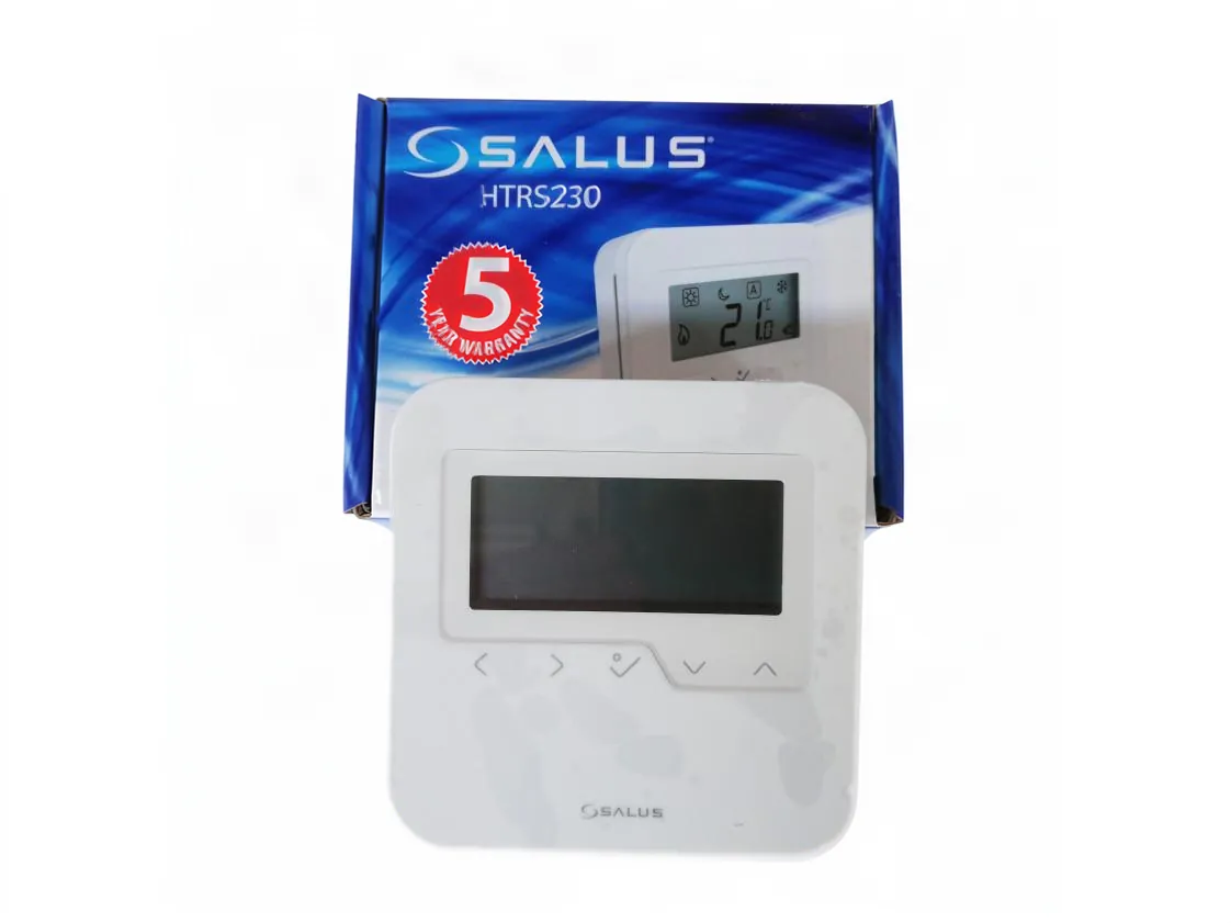Termóstato de Ambiente Salus HTRS 230 Frio/Calor Cabo Digital, referência S00117300