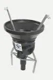 Acessório coletor de fuligem cónico Ø300mm Limpador de chaminé, referência PR1311