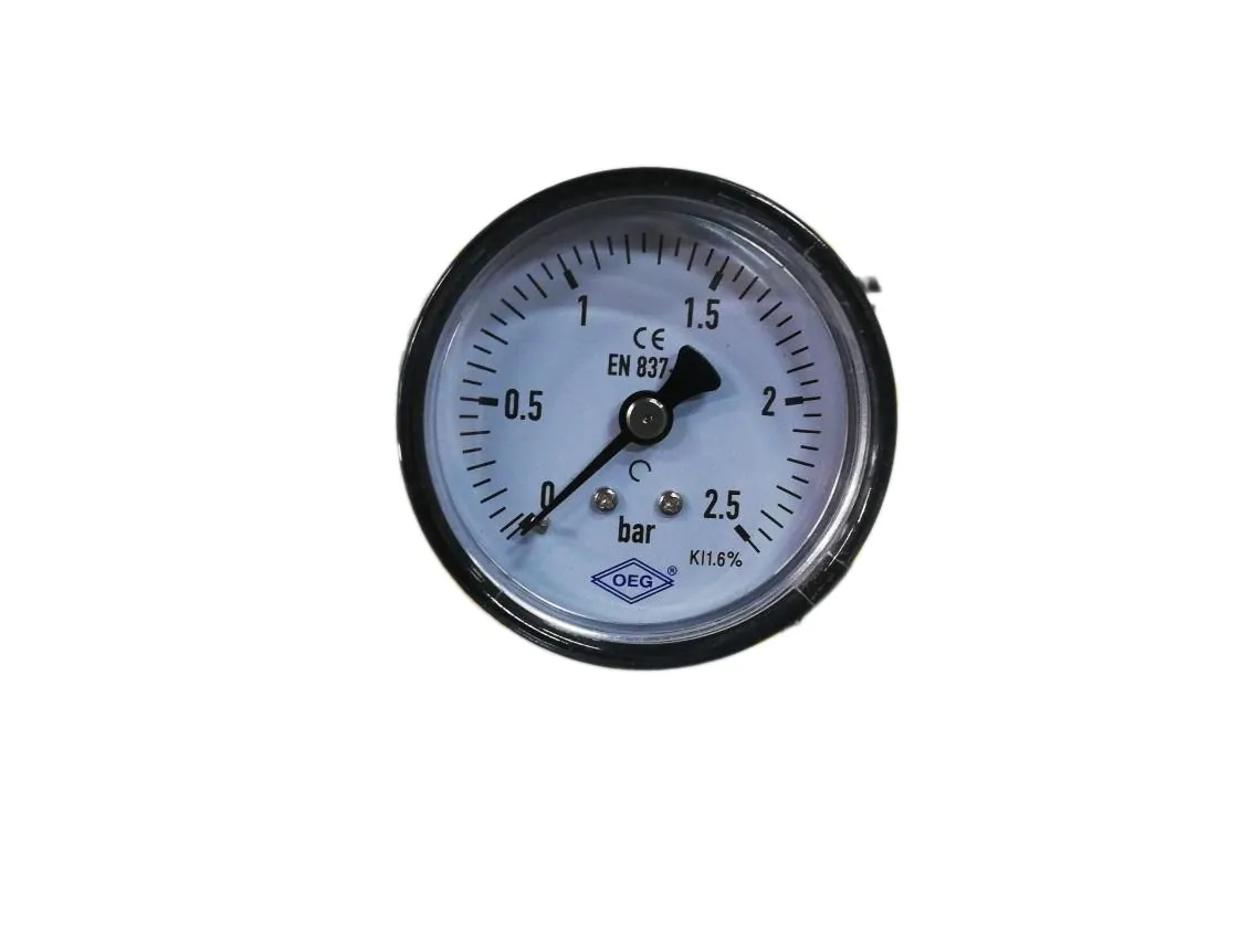 Pressure gauge 0-02.5 bar 1/4M Ø63mm rear, part number 310776245
