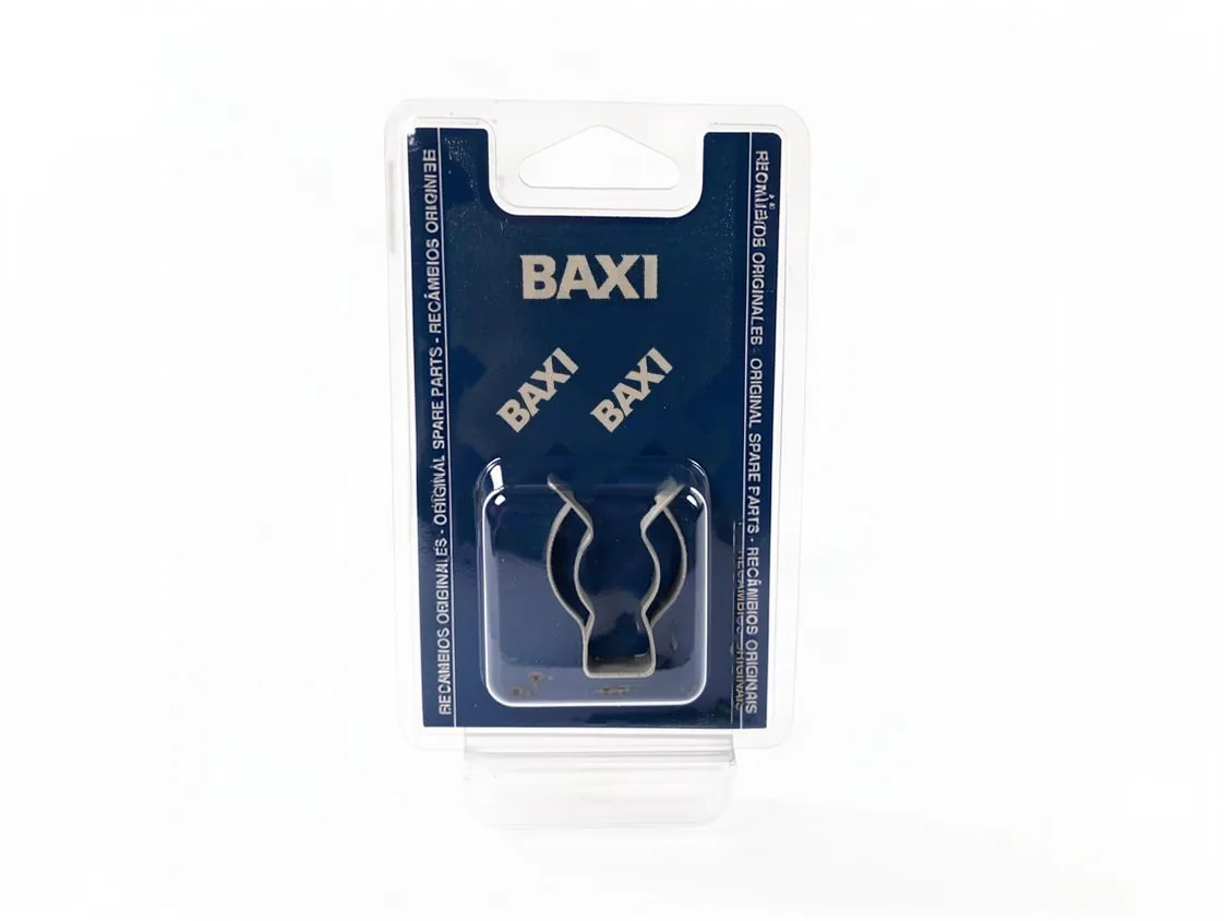 Clip fijación Baxi Roca Novadens/Platinum Compact Tubo, referencia 125838086