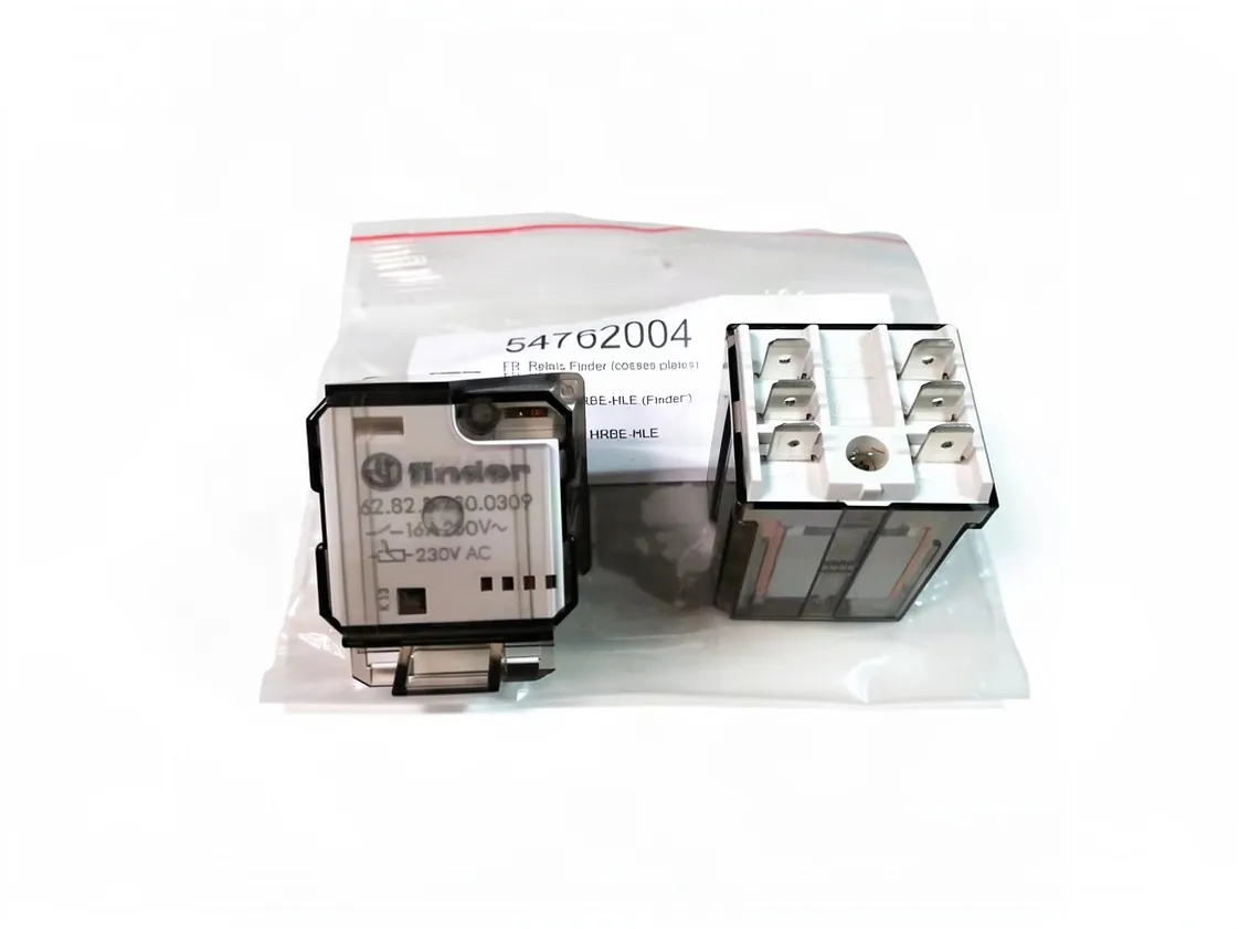 Relay ACV HRBE - HLE (Finder Relay 250V 16A 2 contacts Series 62.82.8.0309 Solenoid coil operation at 220v, without NC contact), part number 785187