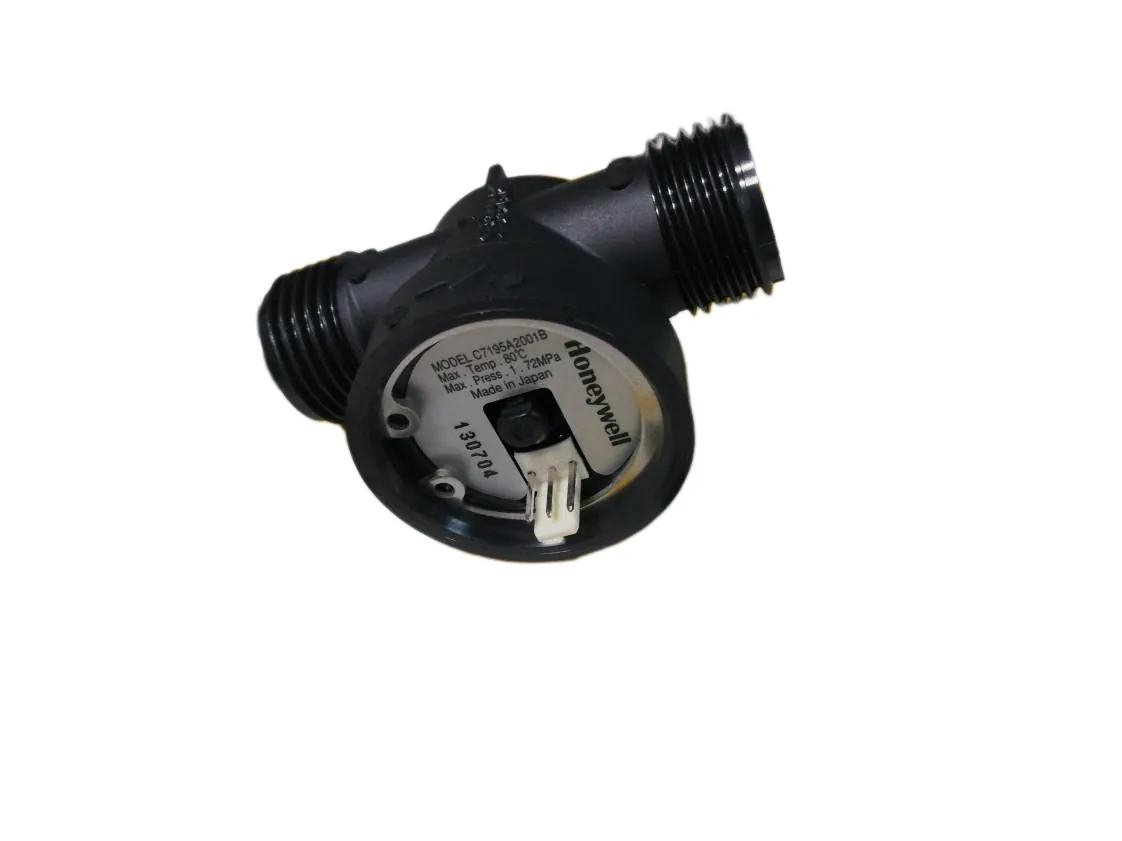 Stromingsschakelaar warm tapwater Honeywell Compatibel met Vaillant 194816 - Saunier Duval 05912100 - (Fagor MU1289500 voor 01-08-2007) - Immergas 1.022421, onderdeelnummer KA-016333