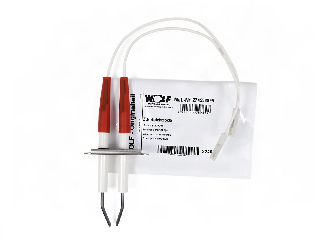 Électrode Wolf MGK2-130 - MGK2-470 allumage, référence 2745388
