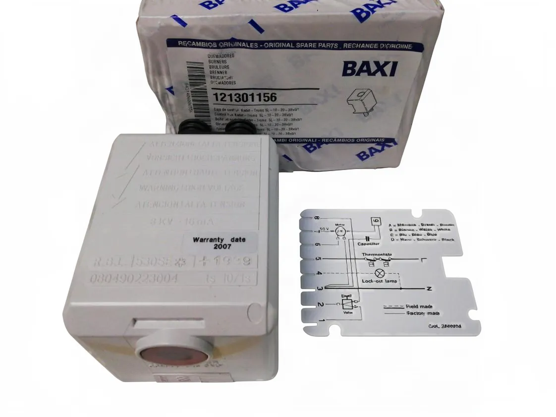 Centralita Baxi Roca Kadet Tronic 5L quemador gasoil, referencia 121301156