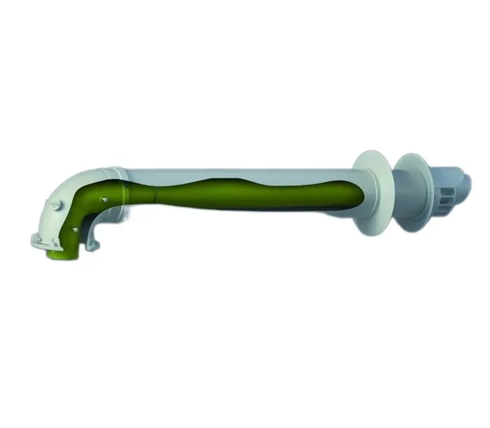 SPC 060/100 Saunier Duval - Vaillant Condensatie Polypropyleen Horizontaal Set, onderdeelnummer 610KCCSDVAP15