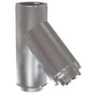 TE SPC 150 x 45º. Doble pared Inox.316 / Aluminio, referencia 270013