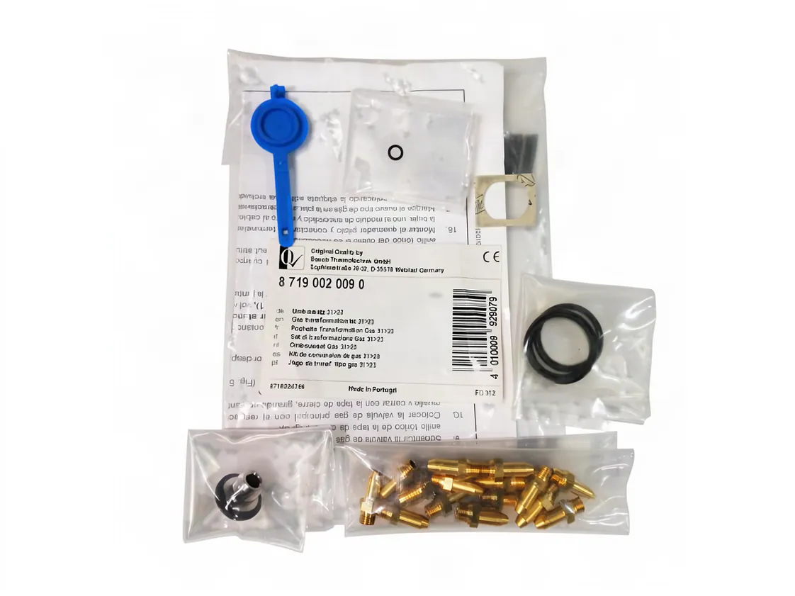 Kit trasformazione Junkers WR14-2 B31 metano, codice ricambio 87190020090