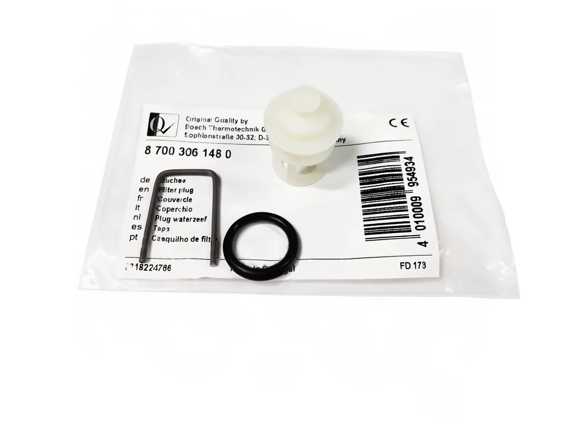 Tappo corpo acqua Junkers WRD14-2KM, codice ricambio 87003061480