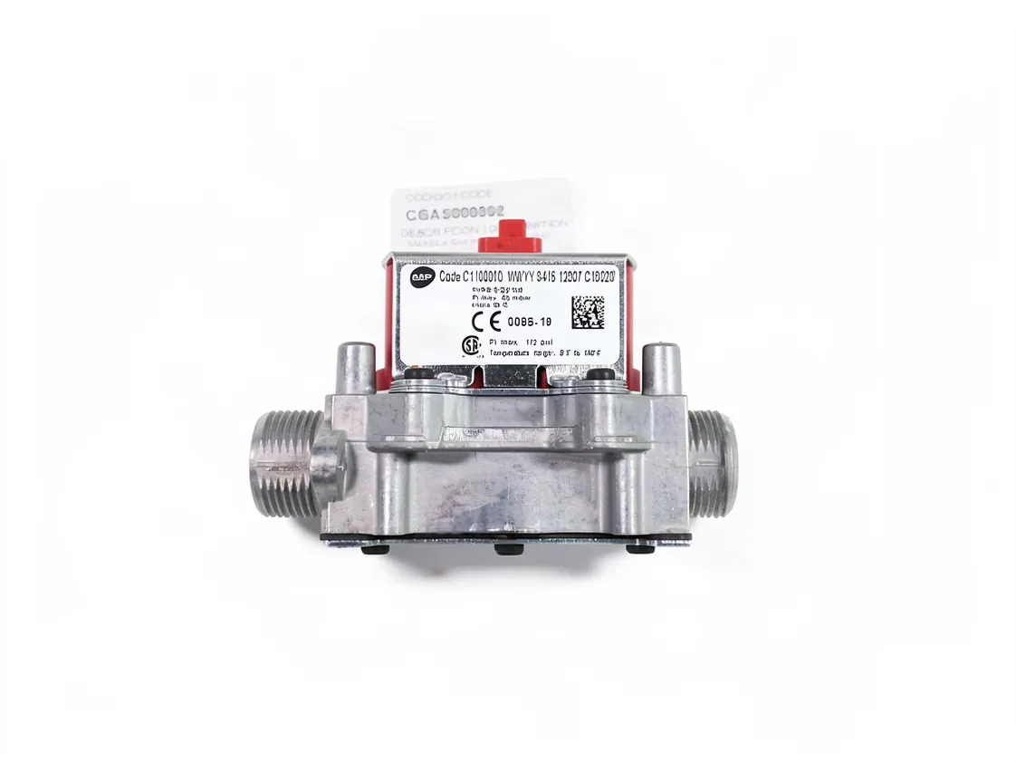 Vanne gaz Domusa Evoltop NG 24 - Evoltop NG 28 - Evoltop NG 32 (Bertelli Type SGV100 Code C1100010), référence CGAS000392