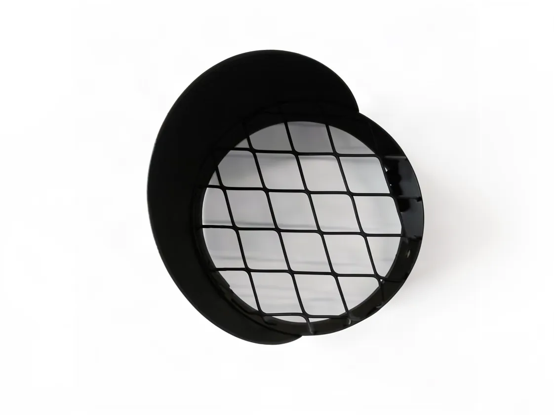 Déflecteur 100 Horizontal Picoflauta Inox Noir, référence N42510