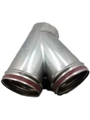 TE SPC 150 x 45º Simple Pared Inox.316, referencia 242016