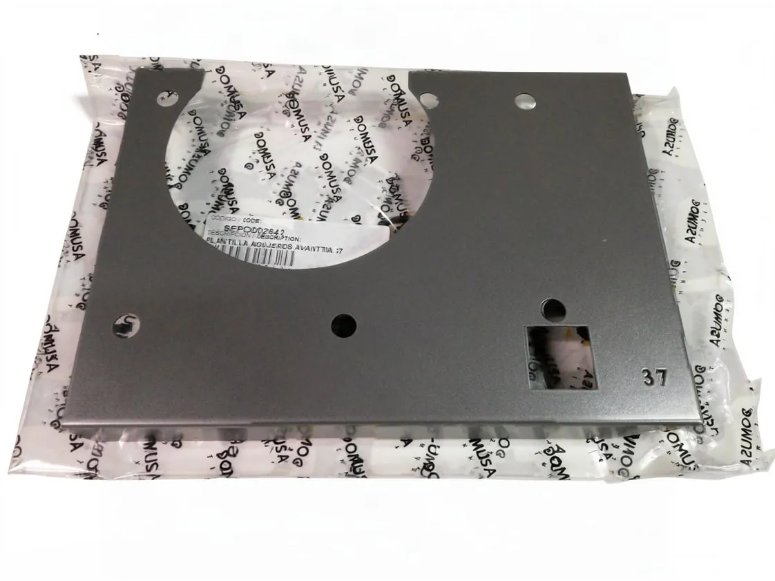 Mounting template Domusa Avantia 37 (condensing module access holes), part number SEPO002842