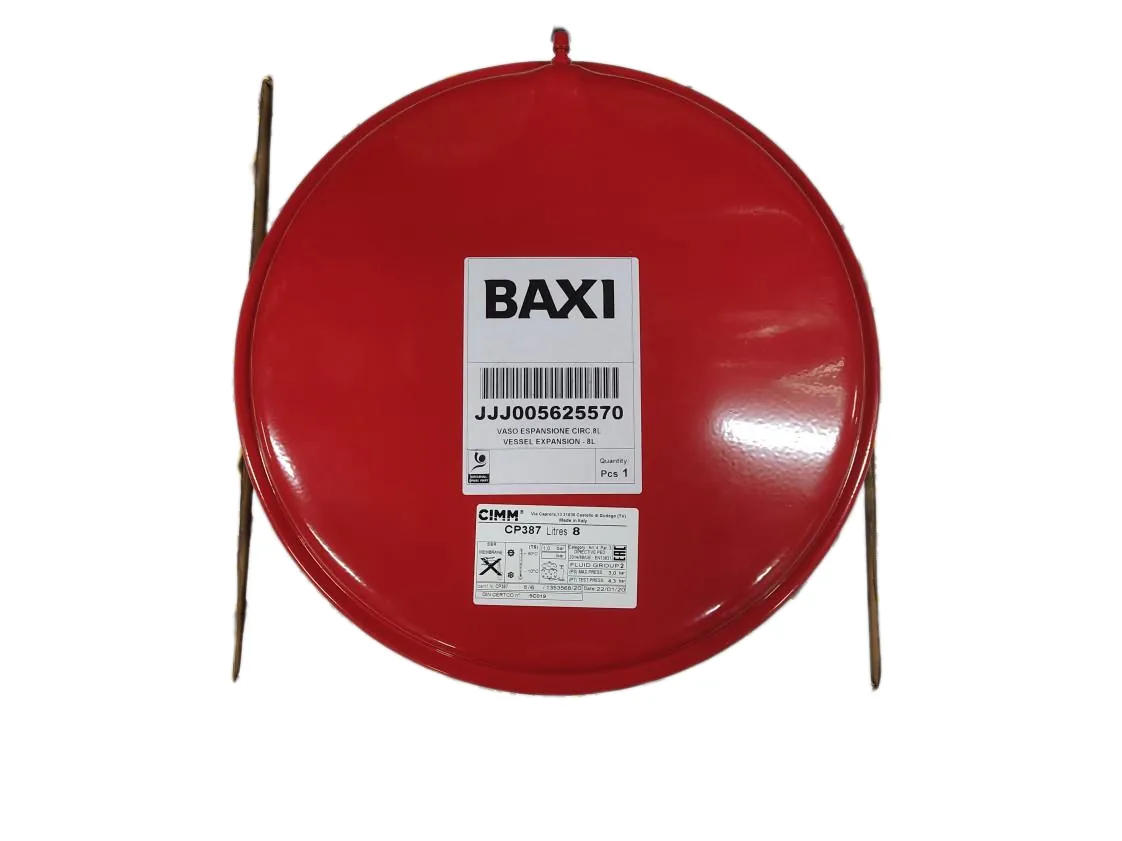 Expansion vessel Baxi Roca Novanox 24/24F 8L, part number 125562556
