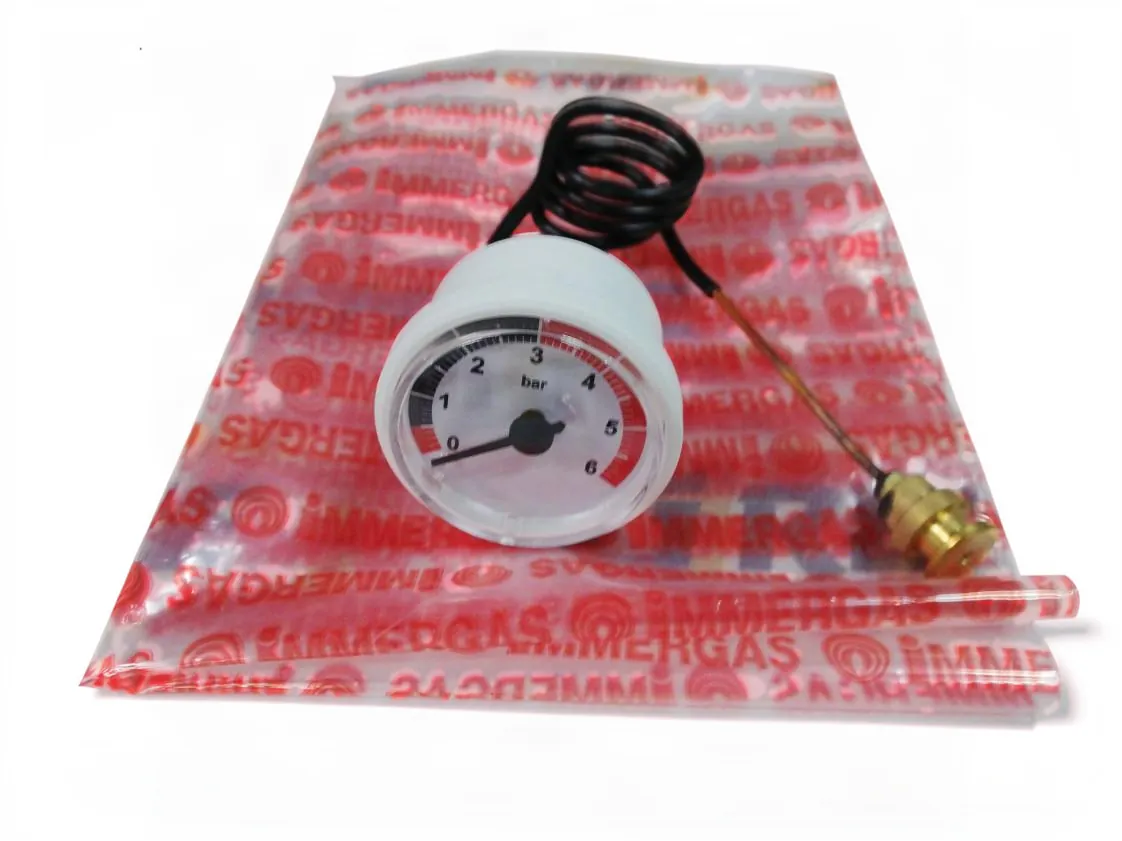 Pressure gauge Immergas Star kW - Star 24 3E - Mini kW - Special - Mini Eolo - Maior Eolo - Victrix TT 24 - Maior TT 28/35 - Victrix Tera 24/28 - Omnia (dt), part number 1.034600