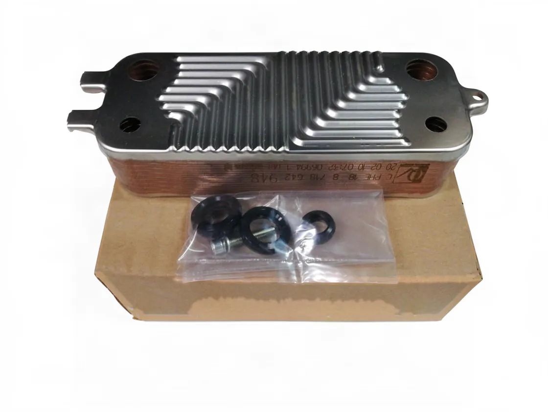 Intercambiador placas Junkers ZWC 28/32-1MFA - ZWB28/3CE23 - NWB24/3C - ZWN24, referencia 87167719870