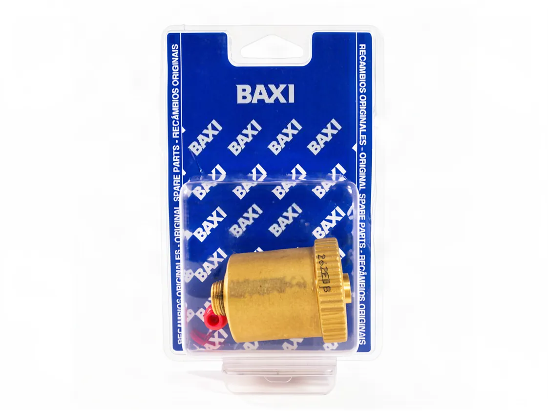 Valvola di sfiato automatica Baxi Roca Victoria, codice ricambio 122156190