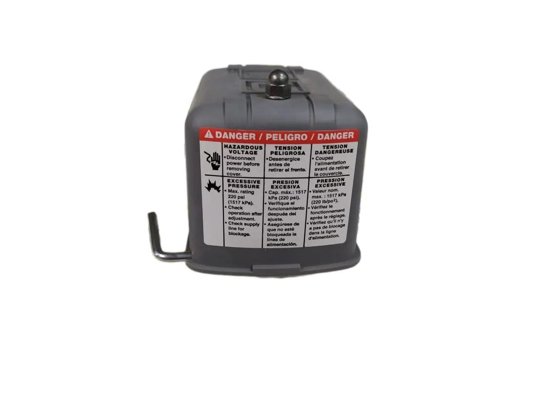 Heating oil pressure group pressure switch with manual reset, part number KW-006326